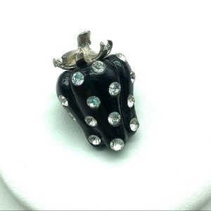 COPY - 🍓 Signed Lisner black and rs strawberry pin 🍓